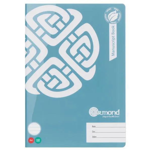 ■ Ormond - Pack of 3 - Manuscript Book Durable Cover
