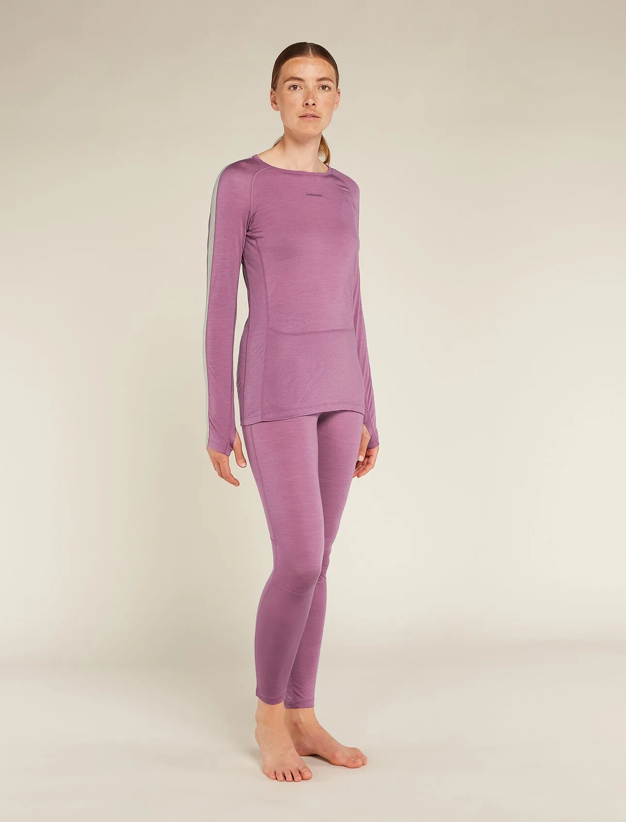 125 ZoneKnit™ Merino Blend Long Sleeve Crewe Thermal Top (Women's) - IB0A56H4 - Past Season