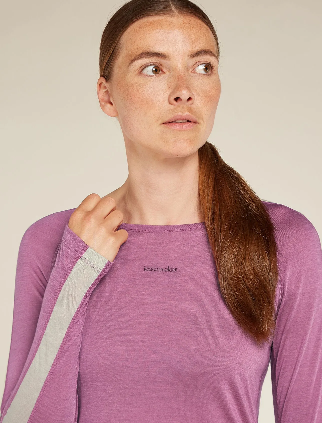 125 ZoneKnit™ Merino Blend Long Sleeve Crewe Thermal Top (Women's) - IB0A56H4 - Past Season
