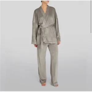 222. SKIMS Velour Sleep pants Smoke 💨 nwot