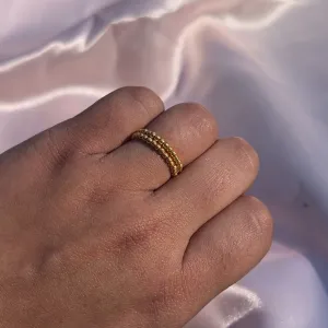 24k Flexible Yellow Gold Ring