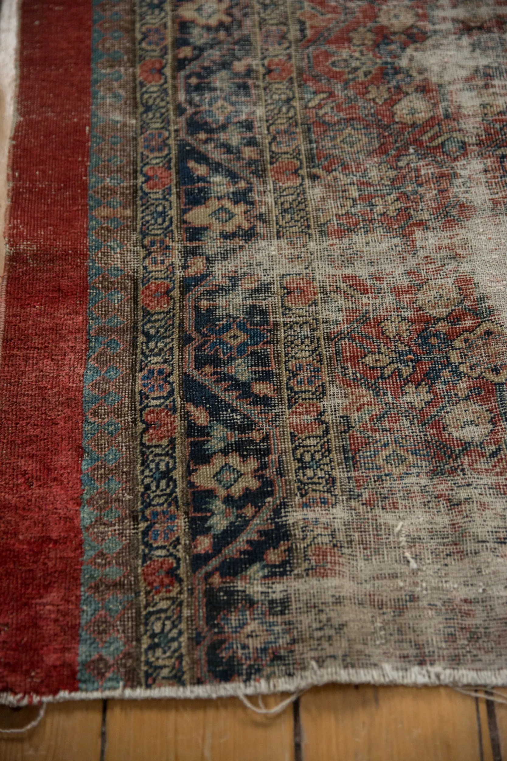 2.5x5.5 Antique Fine Fragment Serab Rug Runner