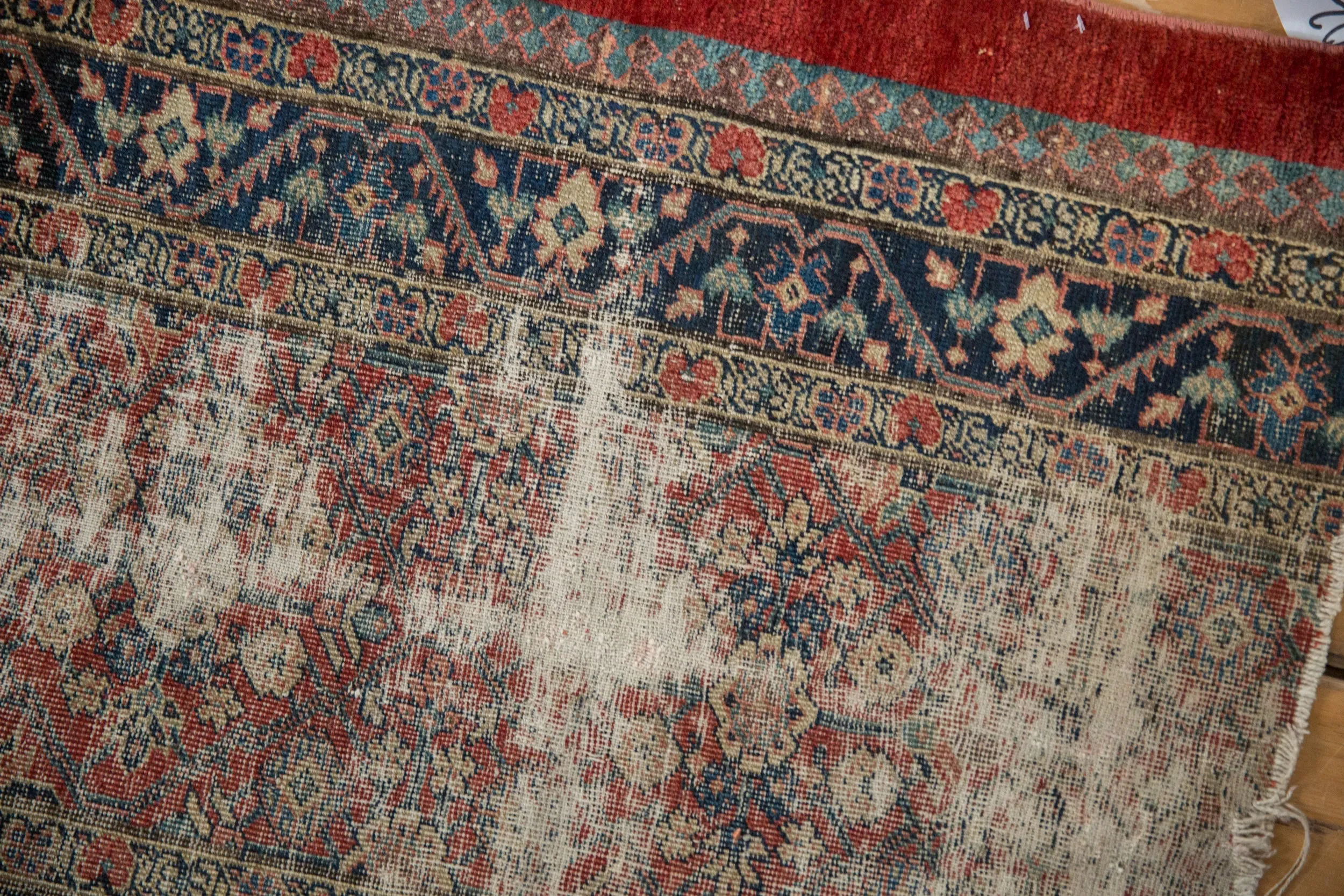 2.5x5.5 Antique Fine Fragment Serab Rug Runner