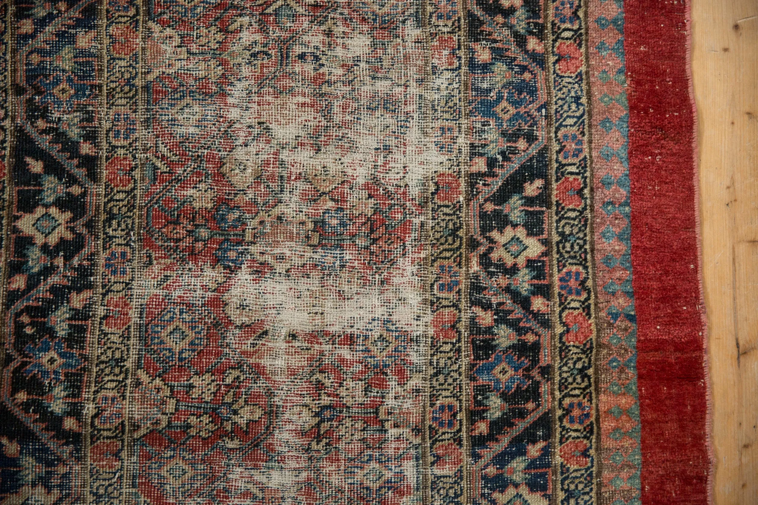 2.5x5.5 Antique Fine Fragment Serab Rug Runner