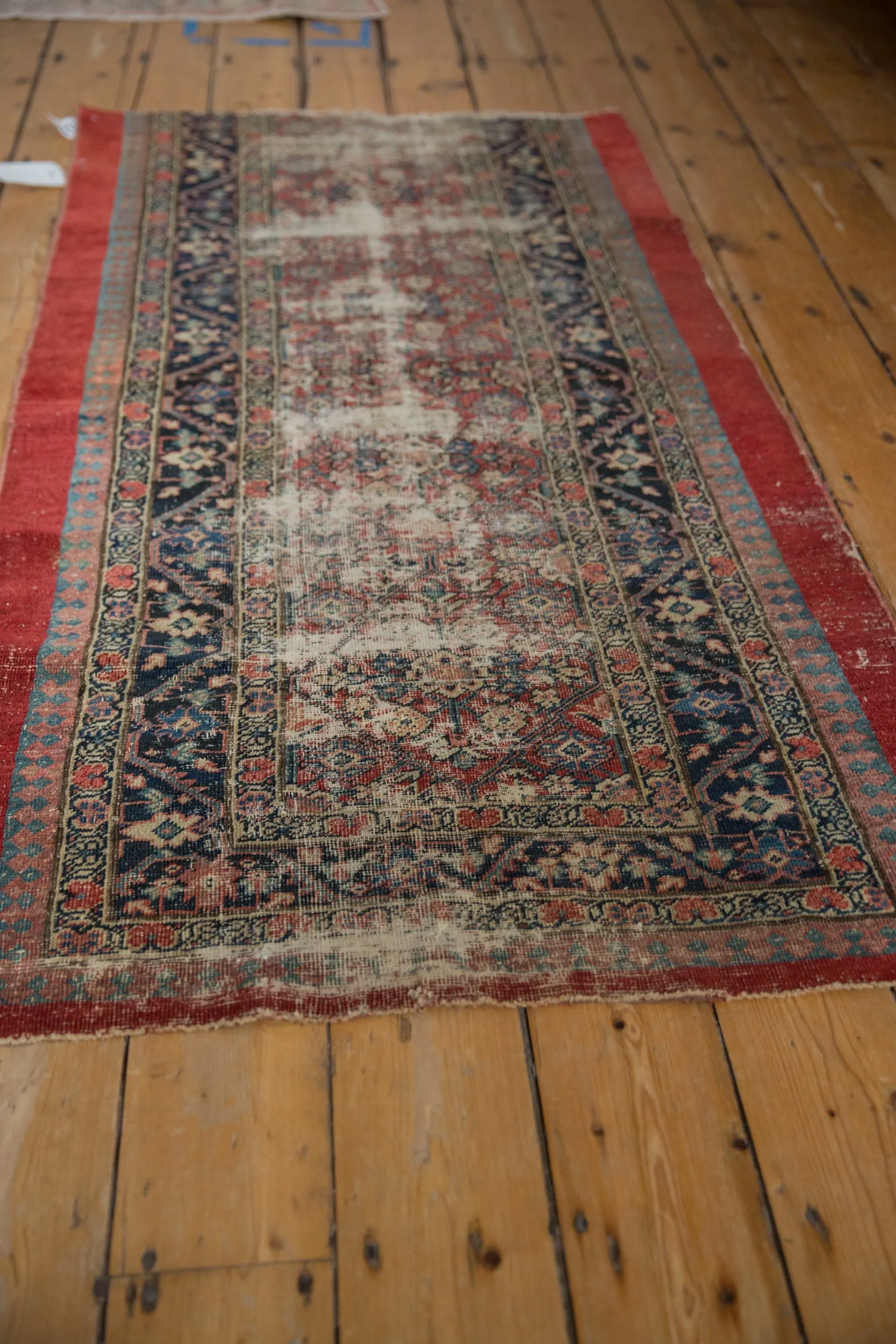2.5x5.5 Antique Fine Fragment Serab Rug Runner
