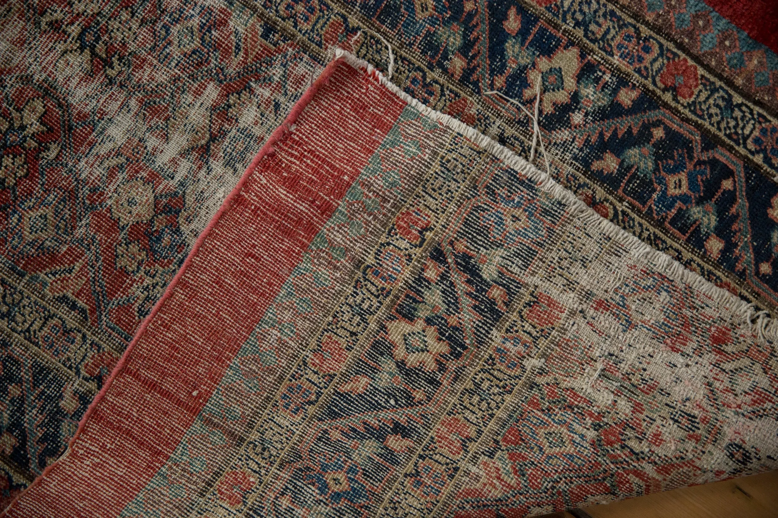 2.5x5.5 Antique Fine Fragment Serab Rug Runner