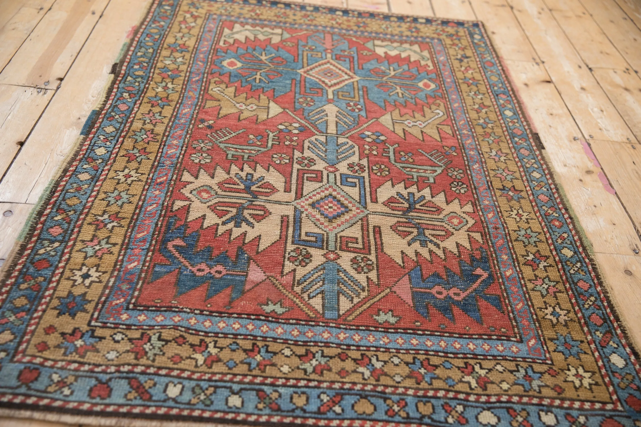 3.5x5 Vintage Heriz Rug