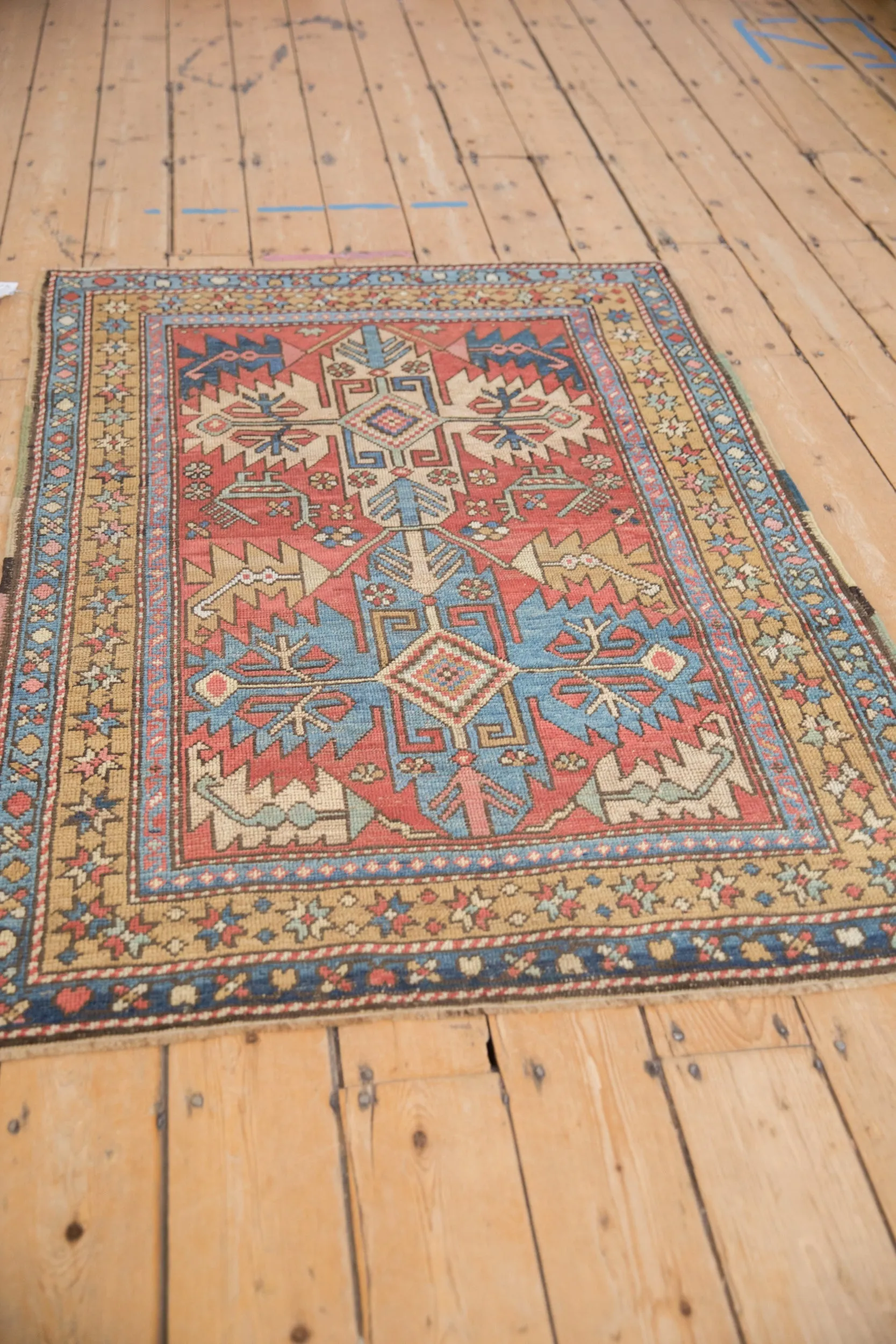 3.5x5 Vintage Heriz Rug