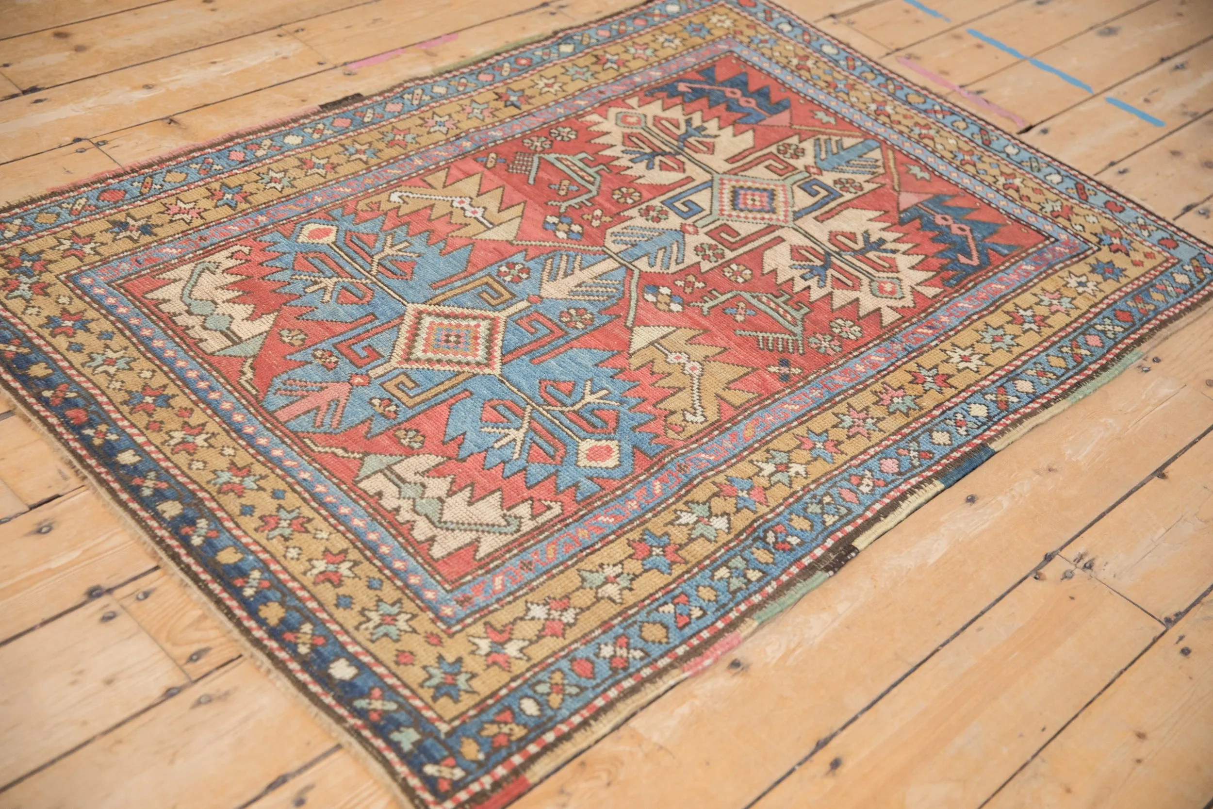 3.5x5 Vintage Heriz Rug