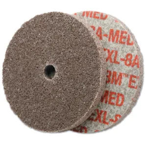 3M™ Scotch-Brite EXL Unitized Deburring Wheel, 8A, 3X1/4X1/4, Medium, Aluminum Oxide, 048011-13764
