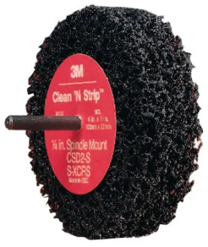 3M™ Scotch-Brite Flap Brushes, 3 Dia, 1/4 in Arbor, Fine, Silicon Carbide, 048011-14781