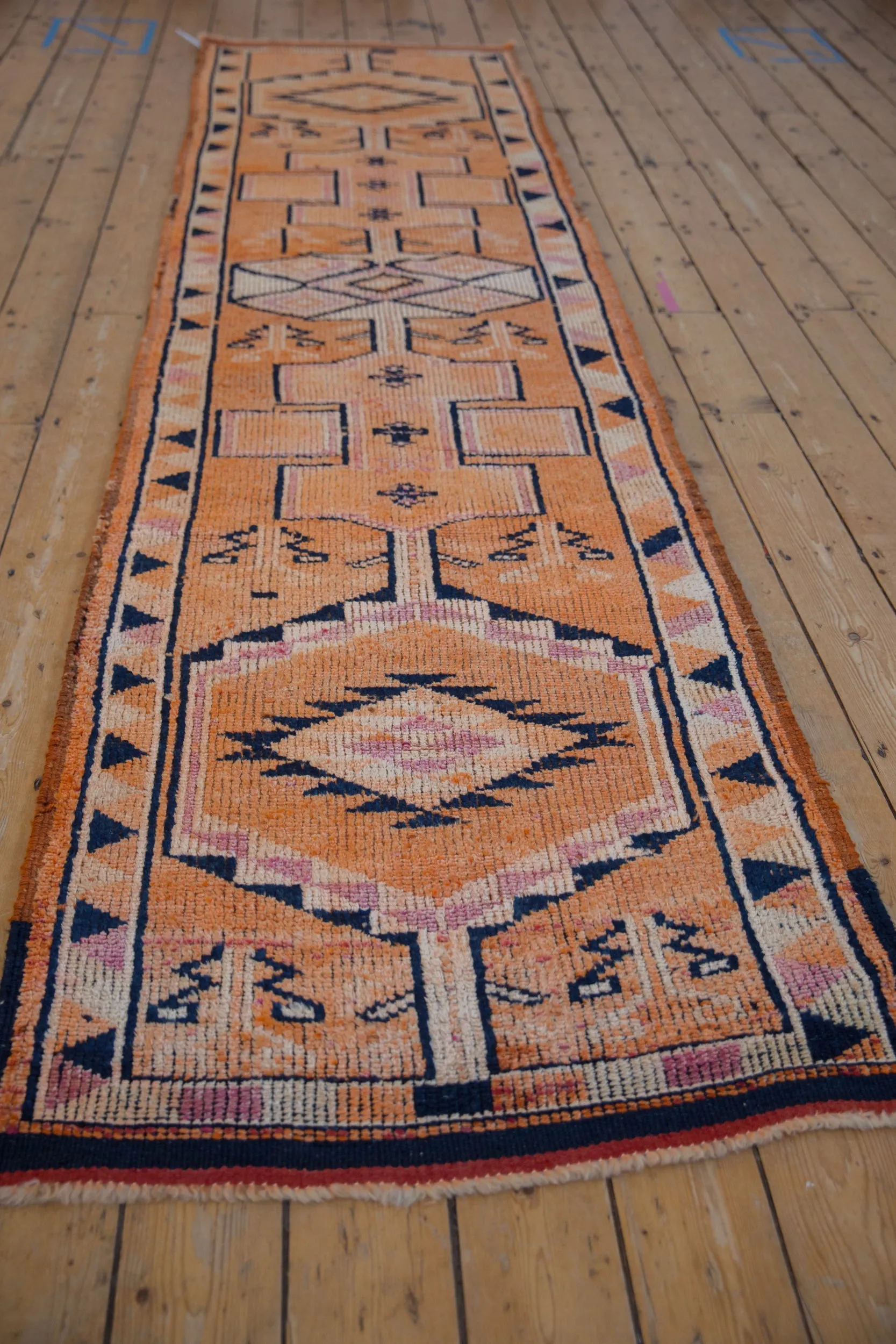 3x12 Vintage Distressed Kurd Rug Runner