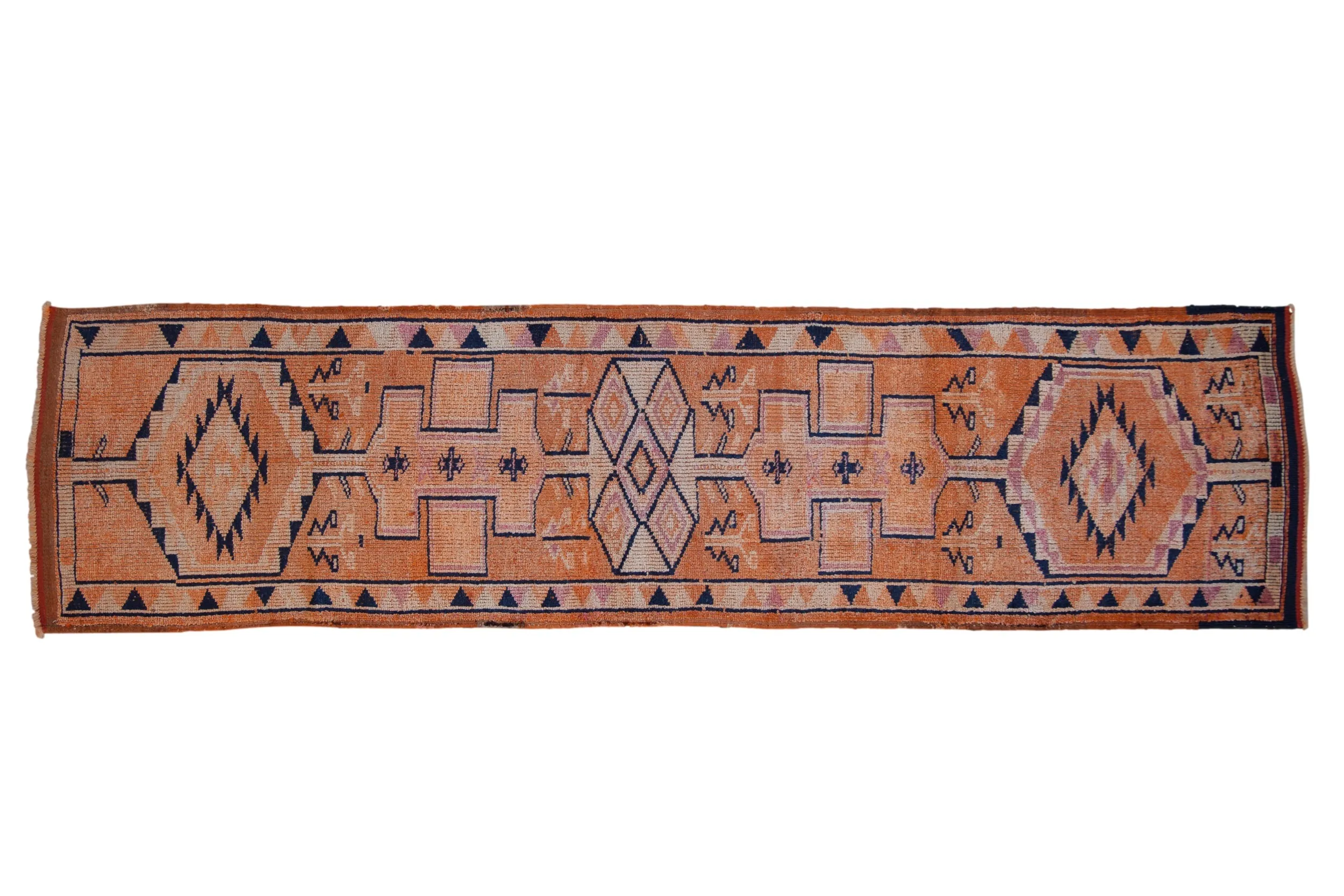 3x12 Vintage Distressed Kurd Rug Runner