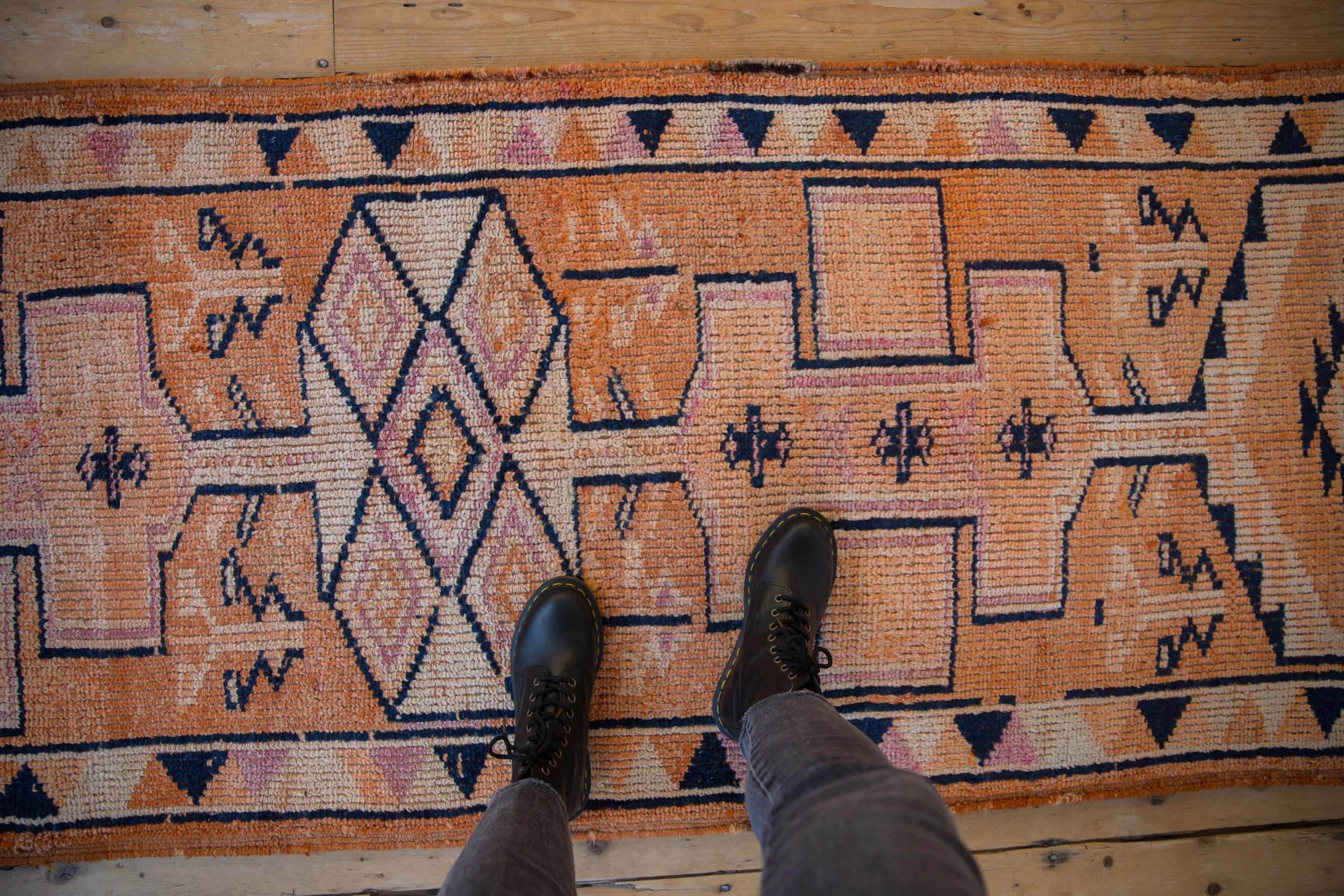 3x12 Vintage Distressed Kurd Rug Runner