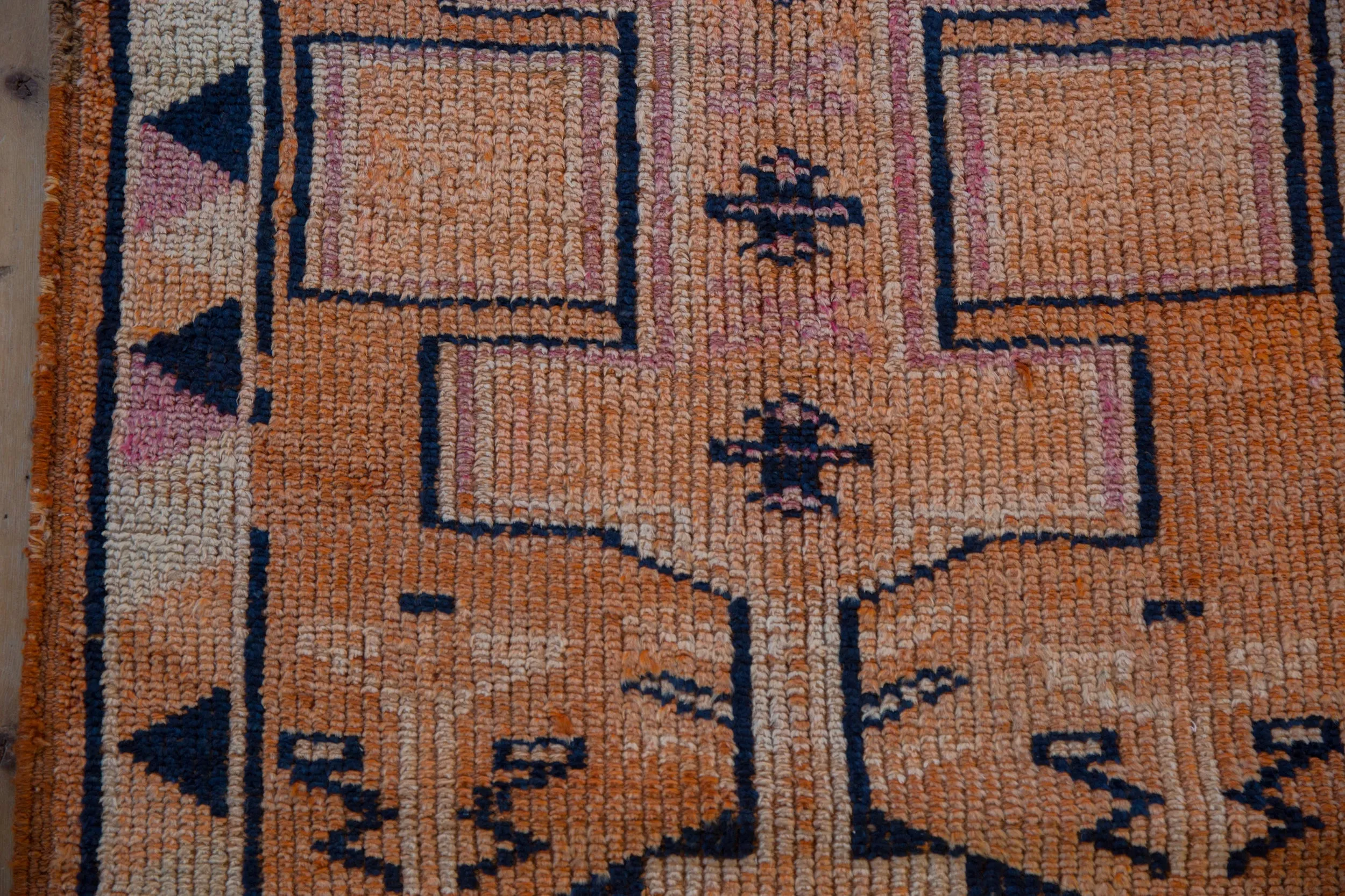 3x12 Vintage Distressed Kurd Rug Runner