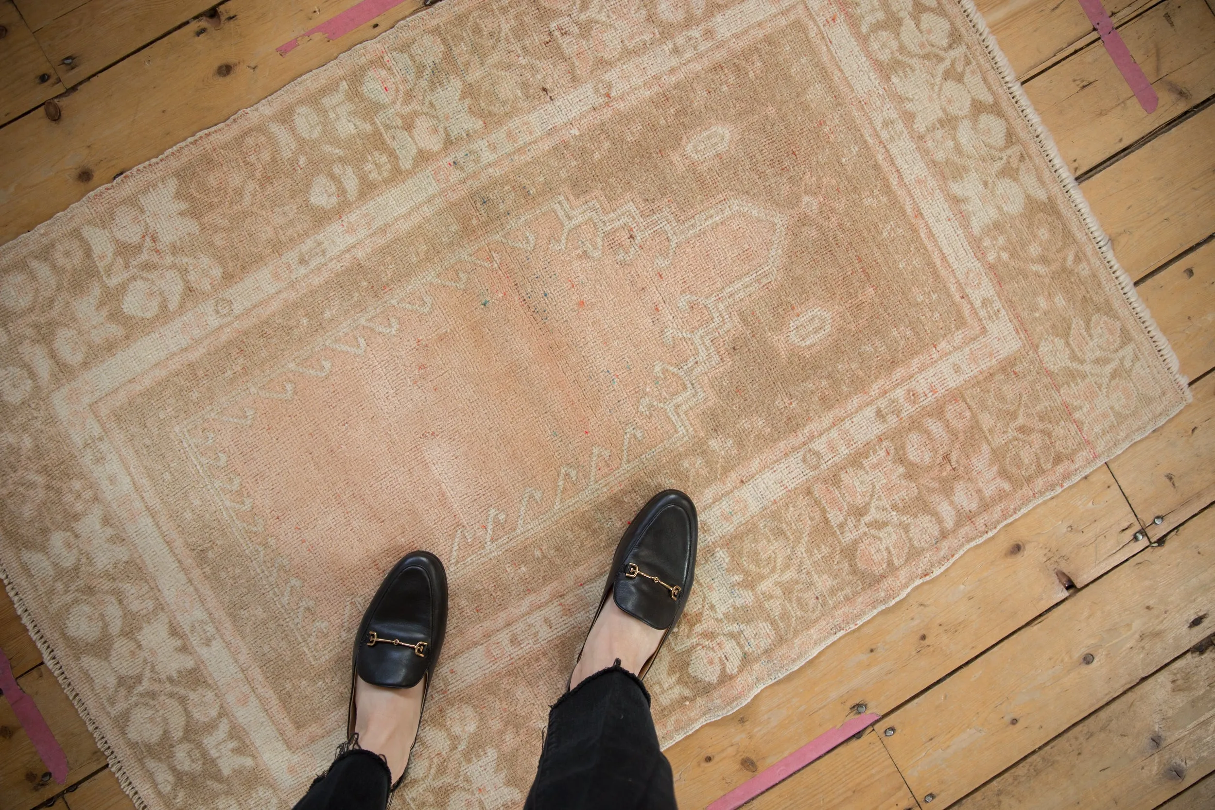 3x4.5 Vintage Distressed Oushak Rug