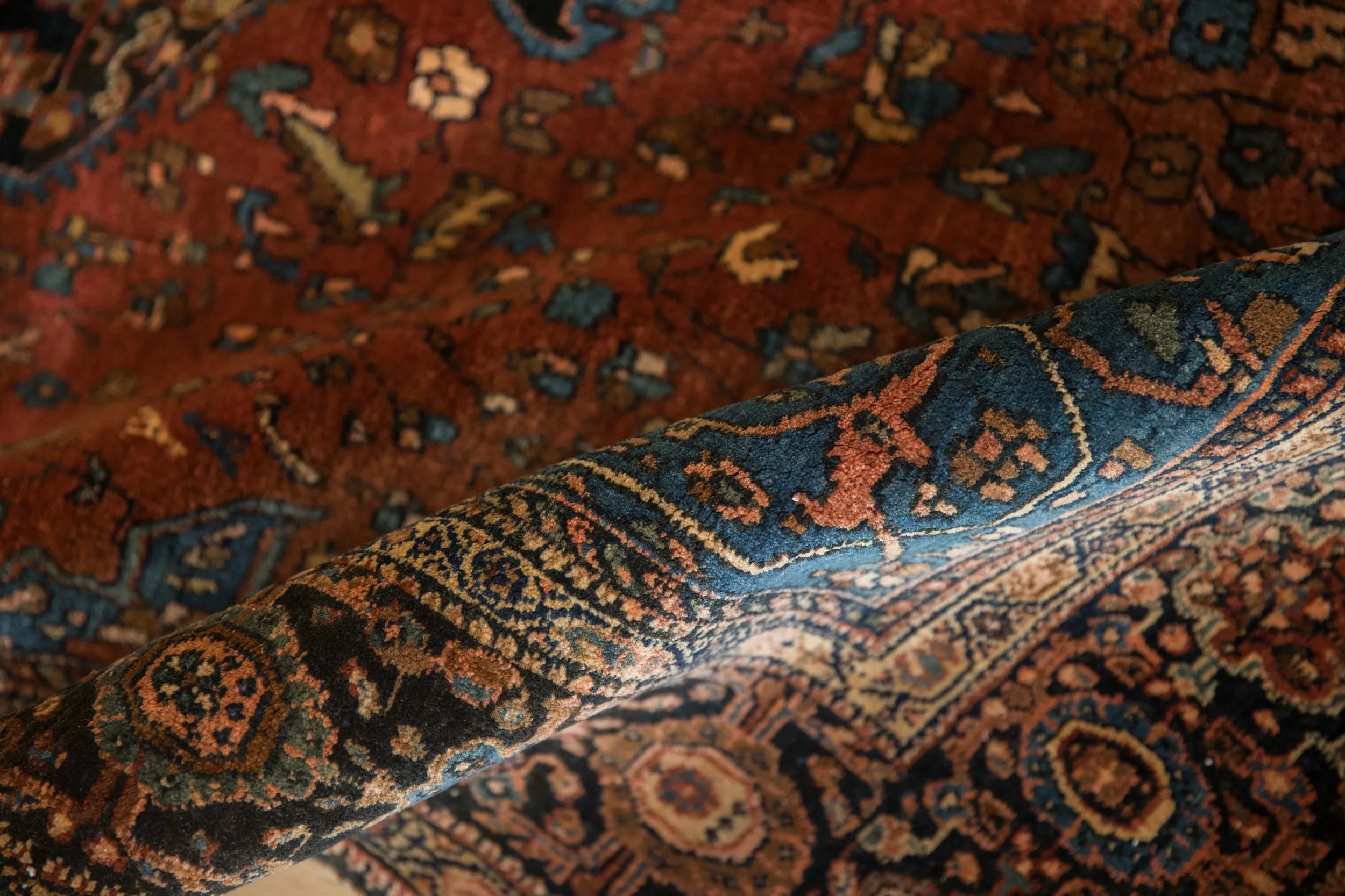 4.5x6.5 Vintage Josan Sarouk Rug