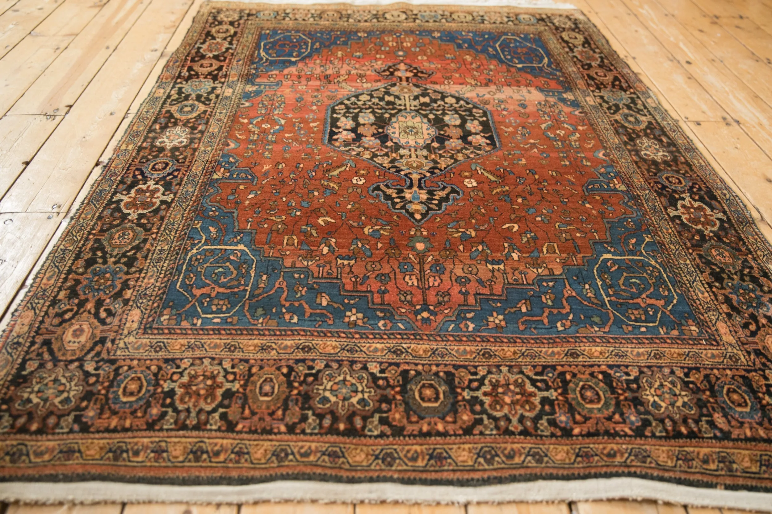 4.5x6.5 Vintage Josan Sarouk Rug