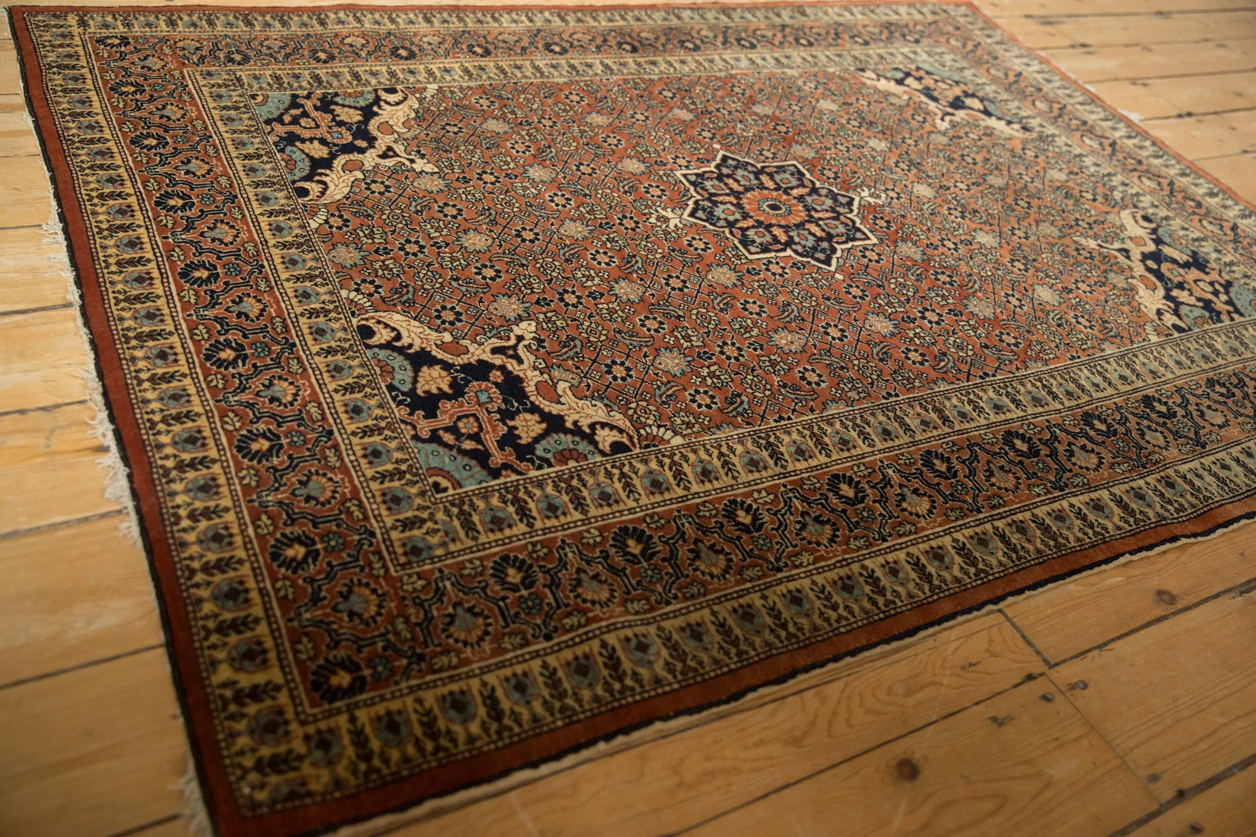 4x5.5 Antique Haji Jalili Tabriz Rug