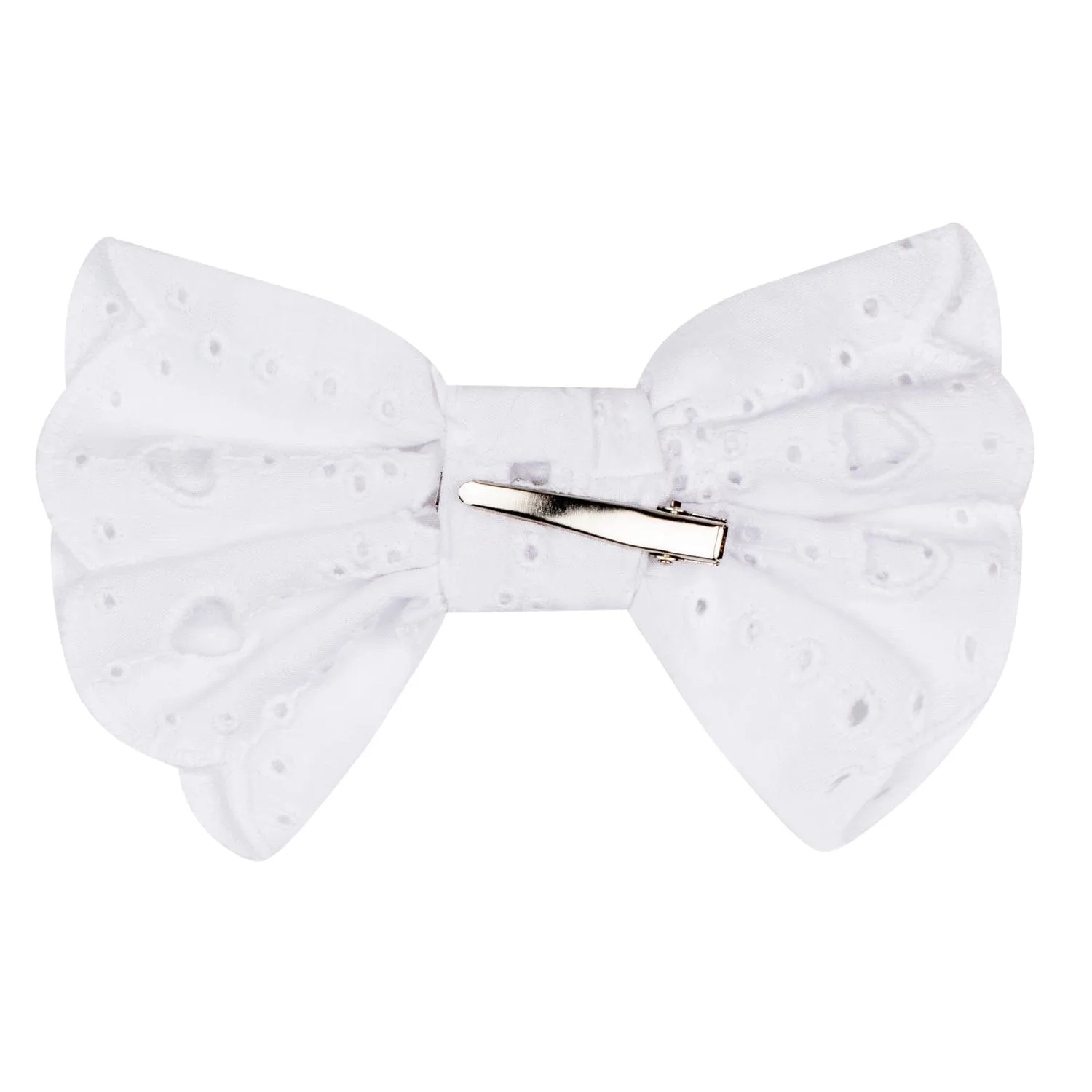 A DEE - Levi Chic Chevron Broderie Anglaise - White