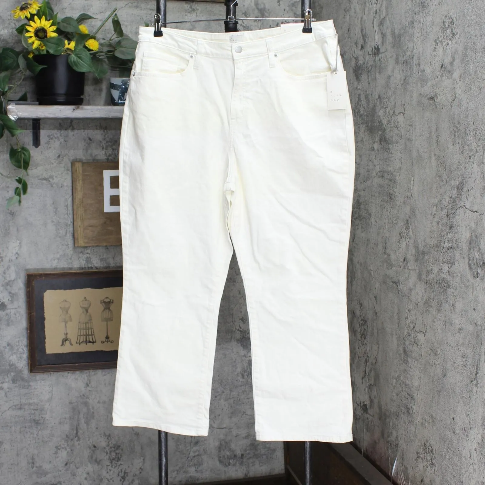 A New Day Women High-Rise Slim Fit Stretch Bootcut Jeans