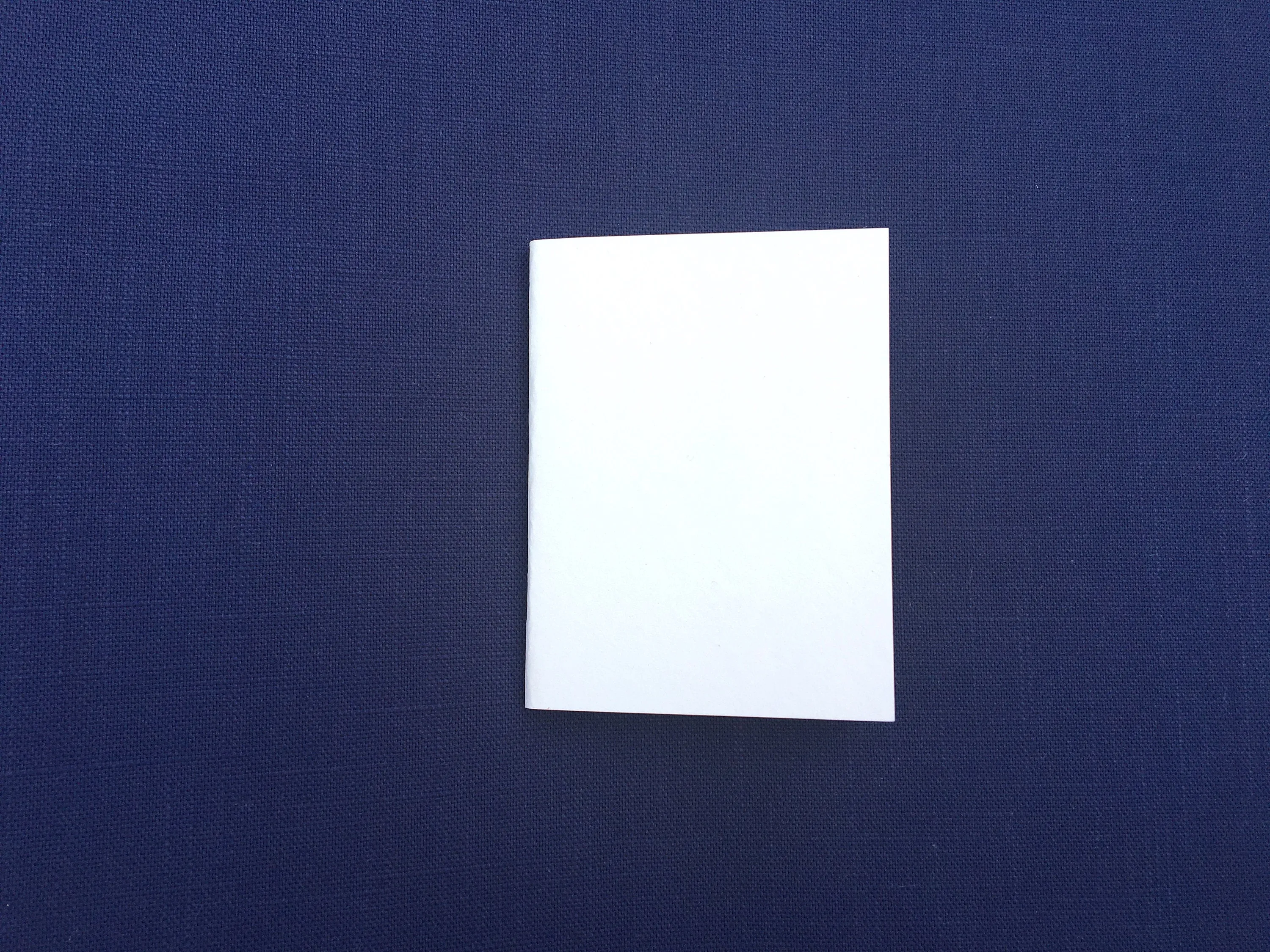 A7 Text Weight Blank Bound Notebook Insert with SuedeTex® Covers