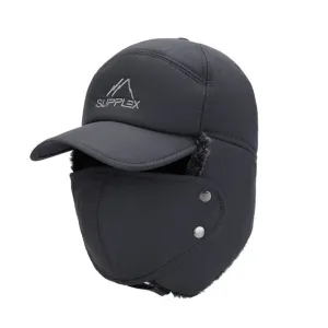Autumn Winter Warm Windproof  Outdoor Sport Hiking Hunting Visor Hat