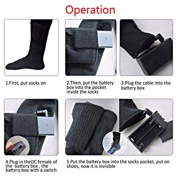Battery Heated Socks