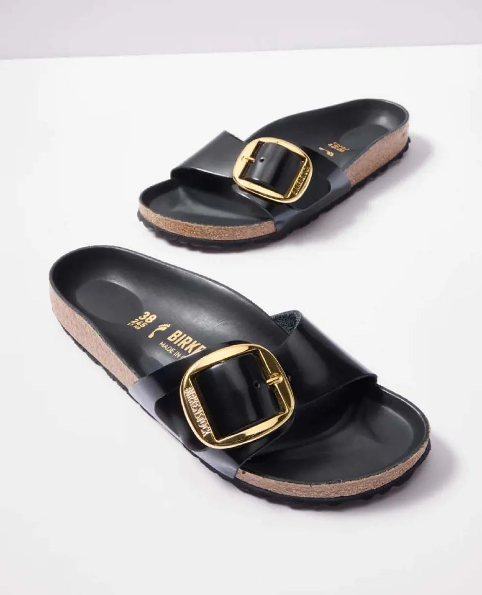 Birkenstock Madrid High Shine Black