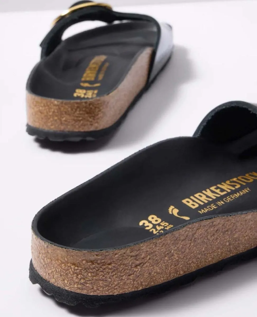 Birkenstock Madrid High Shine Black