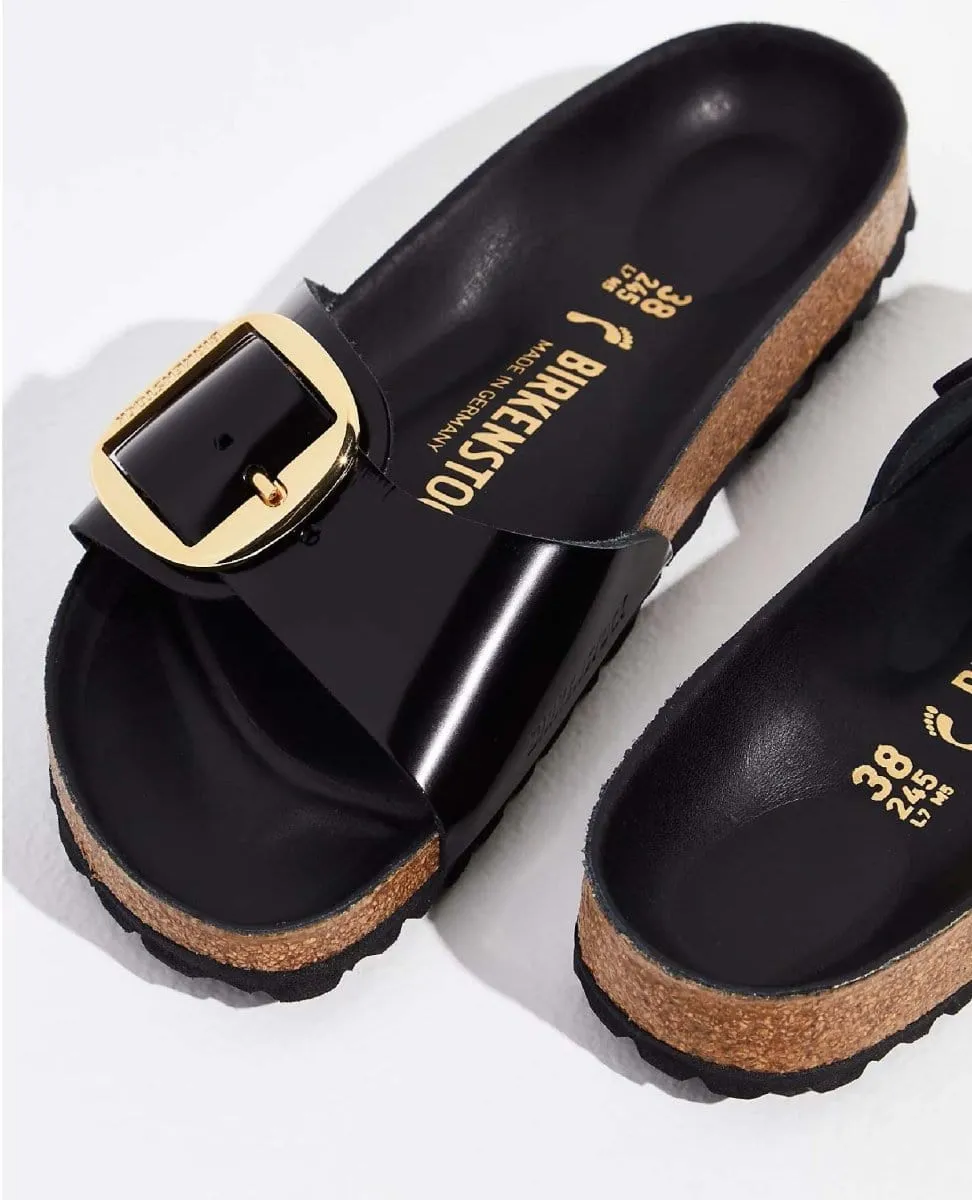 Birkenstock Madrid High Shine Black
