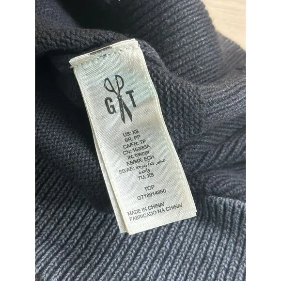 Black Charcoal Stylish Crewneck - Size XS - MINT