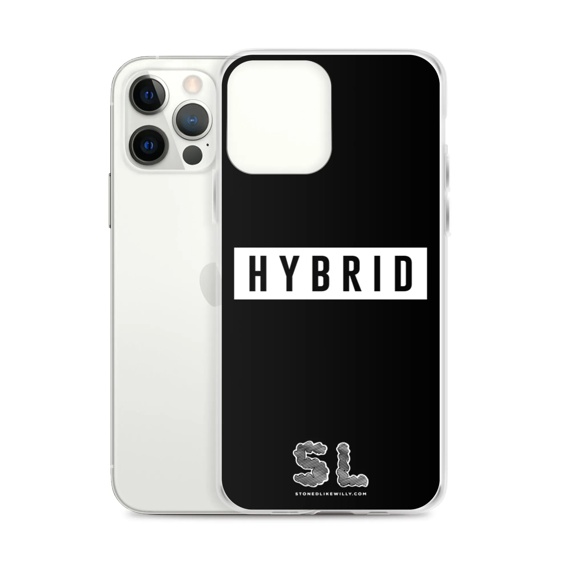 BLACK HYBRID iPhone Case