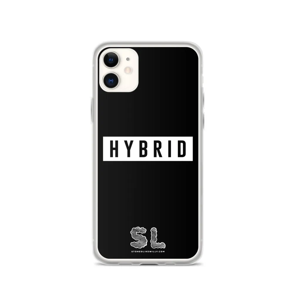 BLACK HYBRID iPhone Case