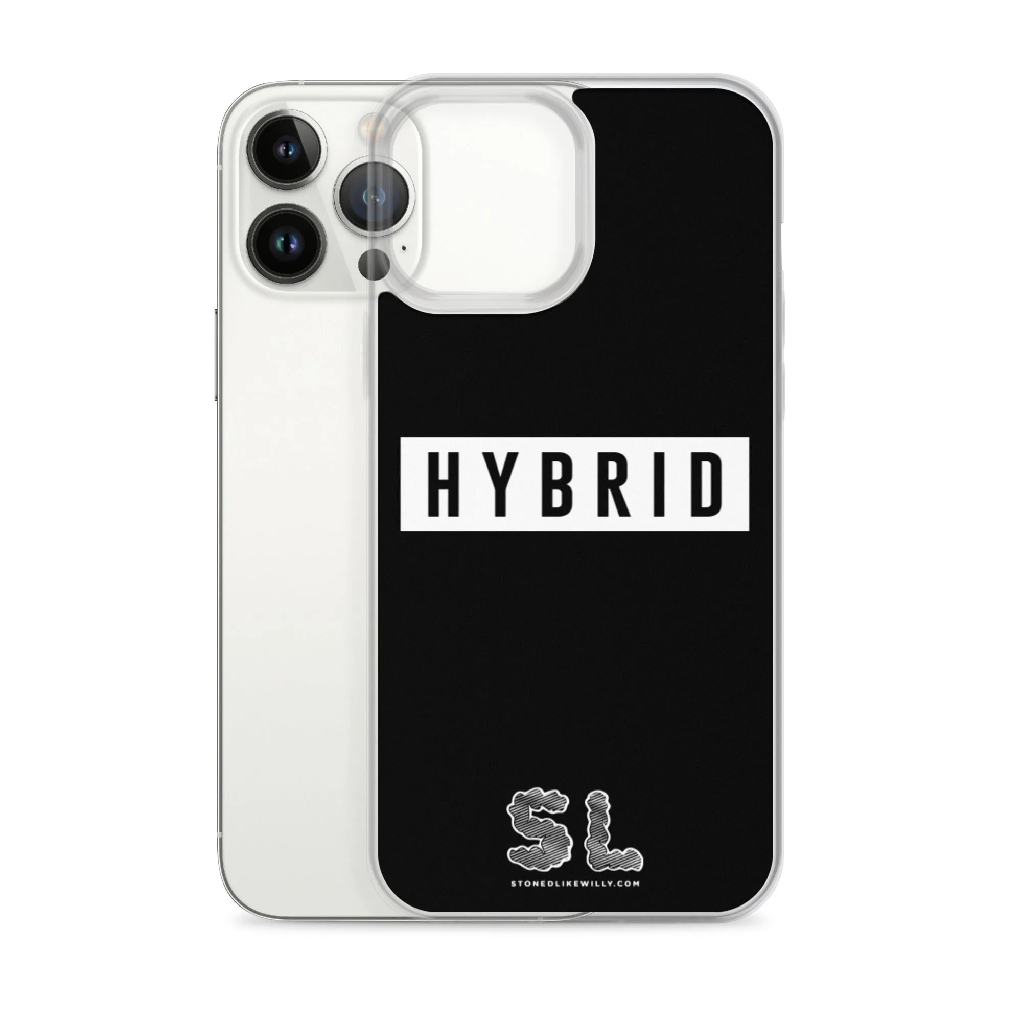BLACK HYBRID iPhone Case