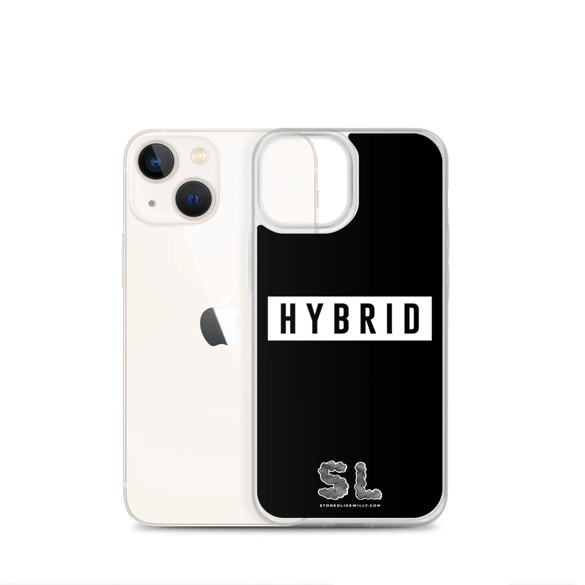BLACK HYBRID iPhone Case