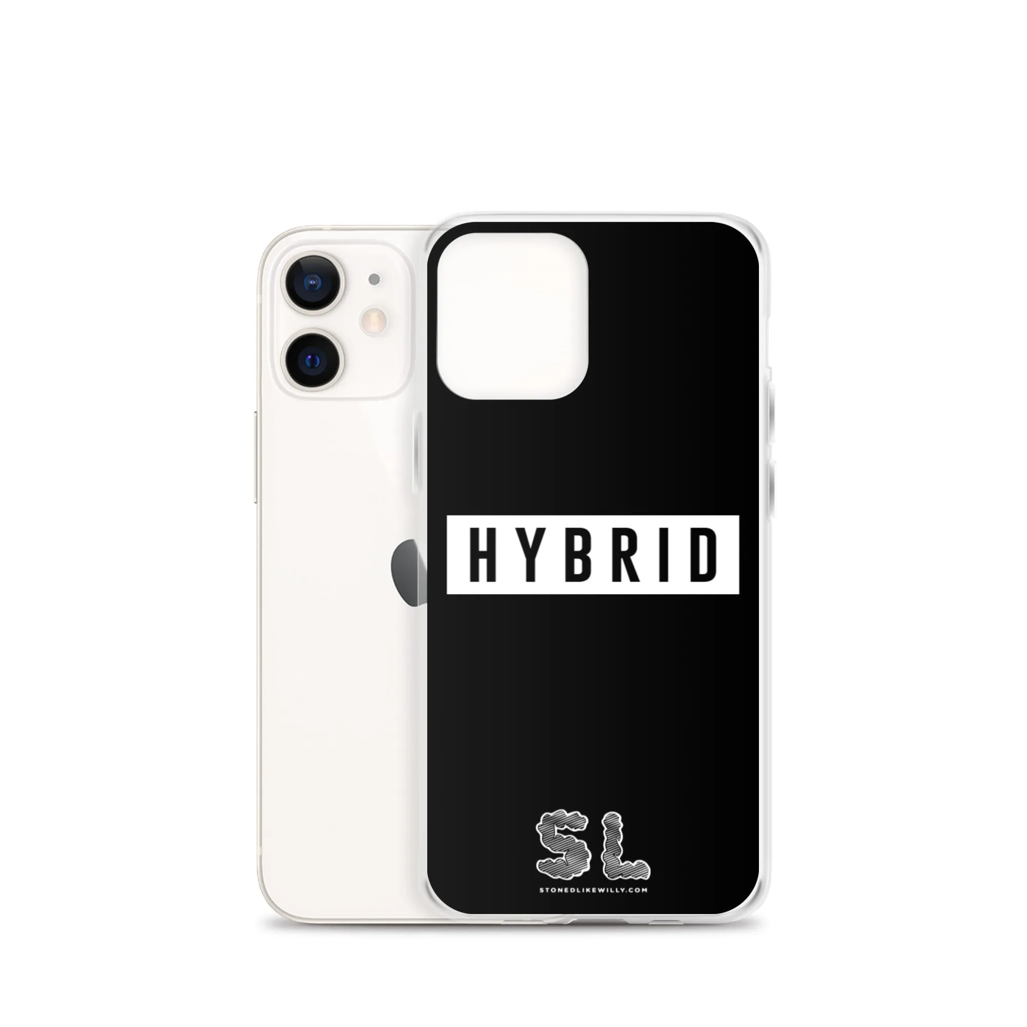 BLACK HYBRID iPhone Case