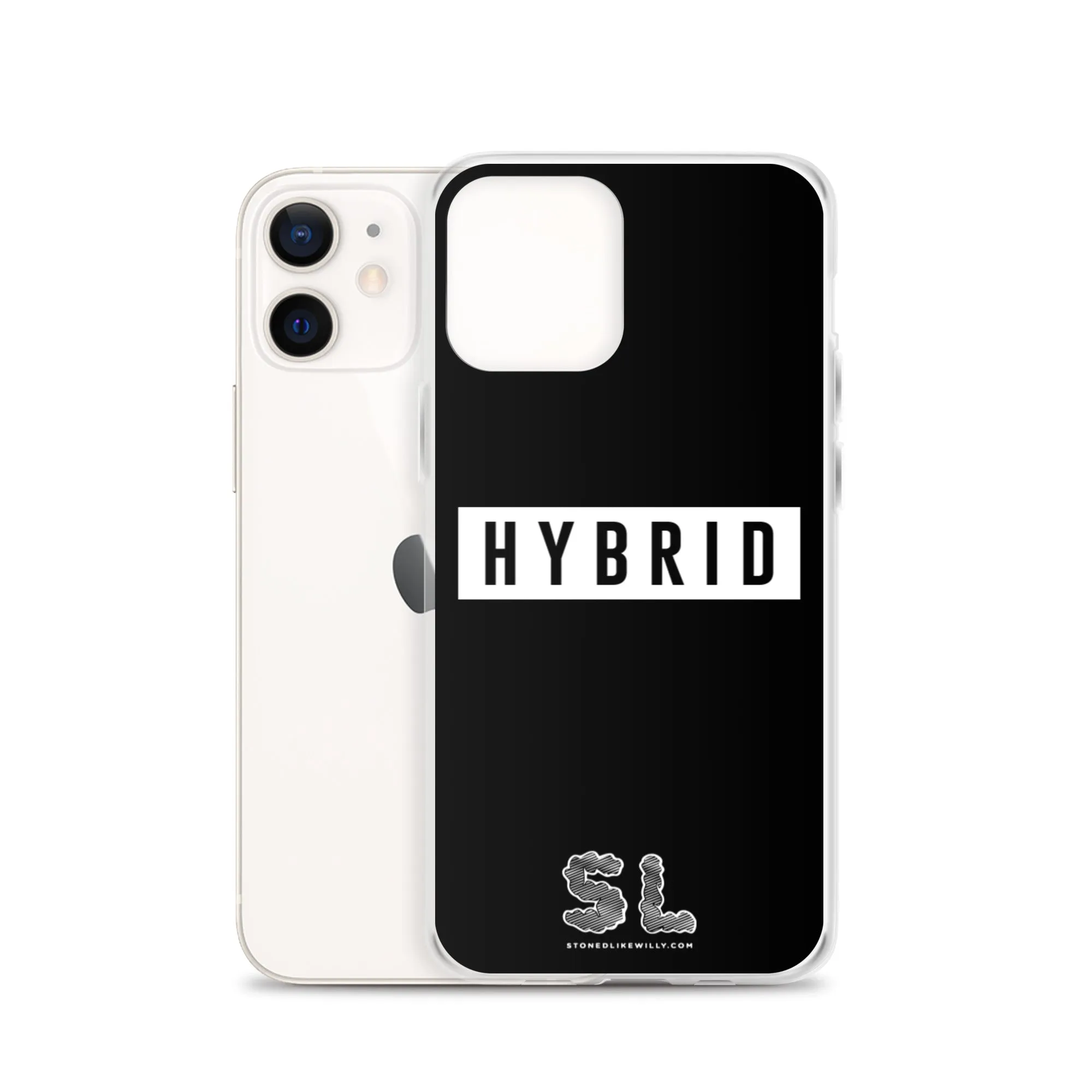 BLACK HYBRID iPhone Case