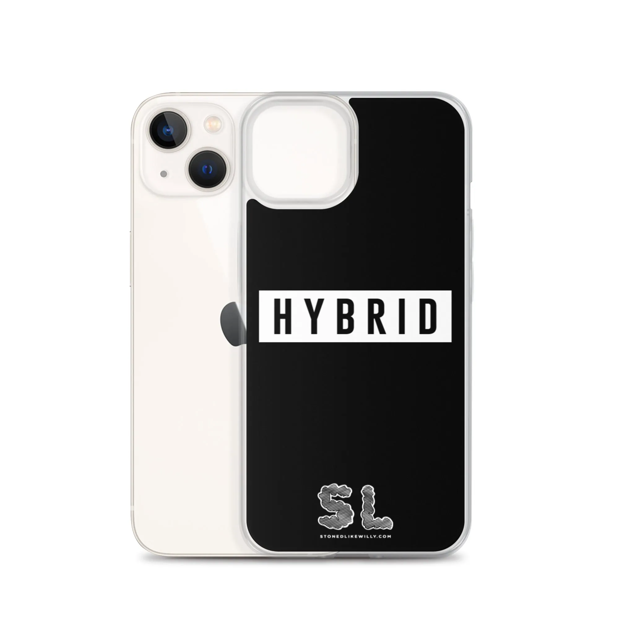 BLACK HYBRID iPhone Case