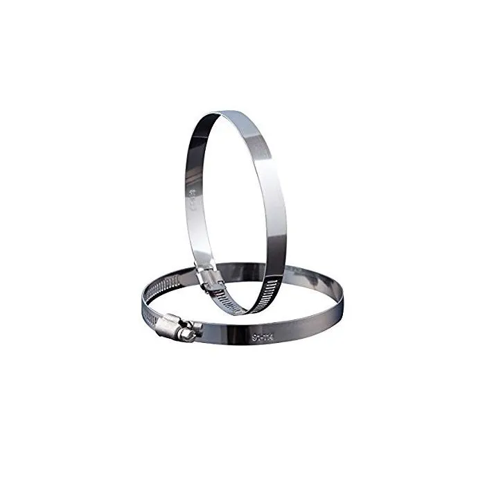 Blauberg DK-125-PVC-WHI Ventilation PVC Flexible Duct Cowled Wall Kit 5" 125mm White
