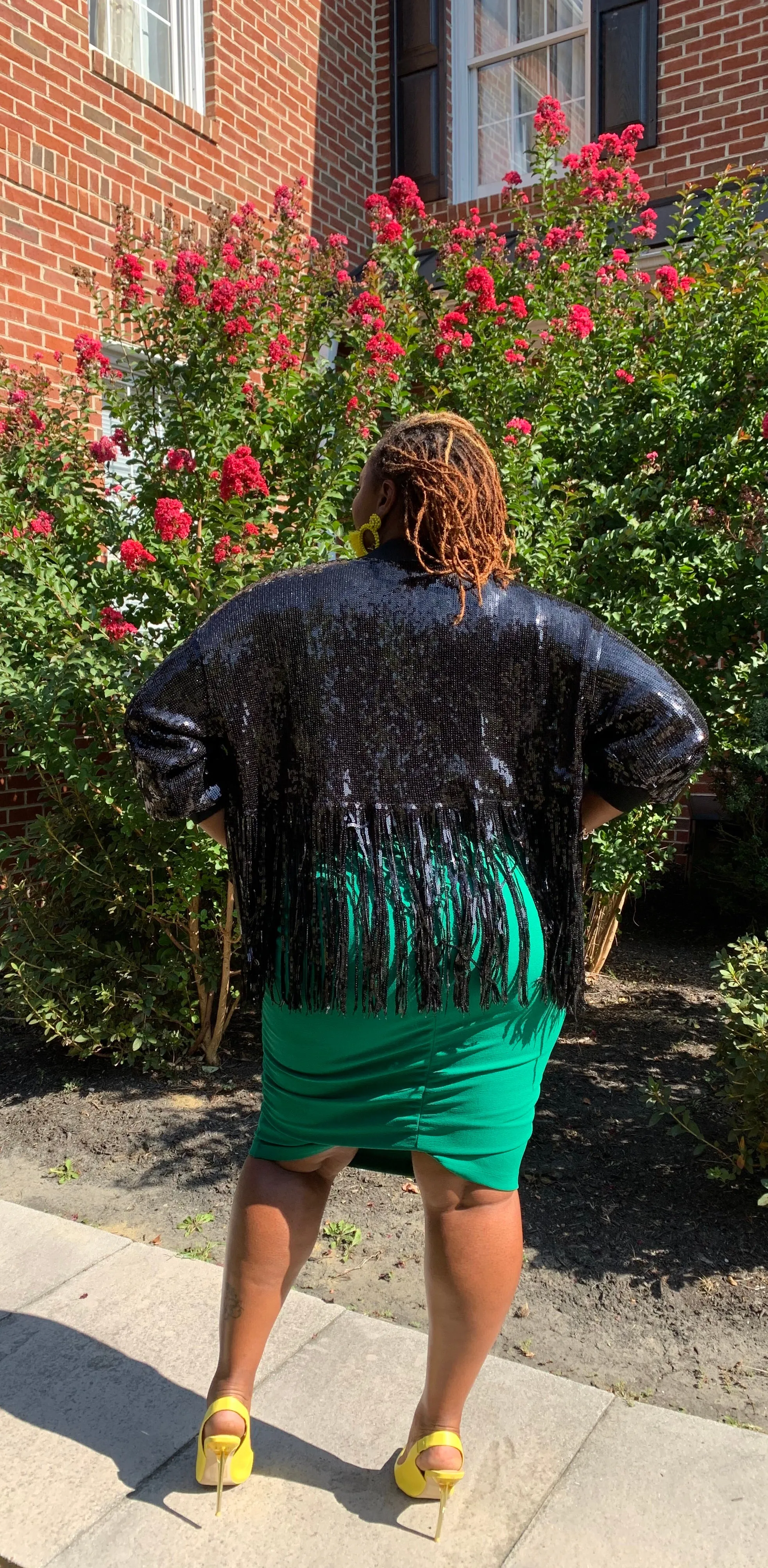 Bling Fringe Sequin Jacket