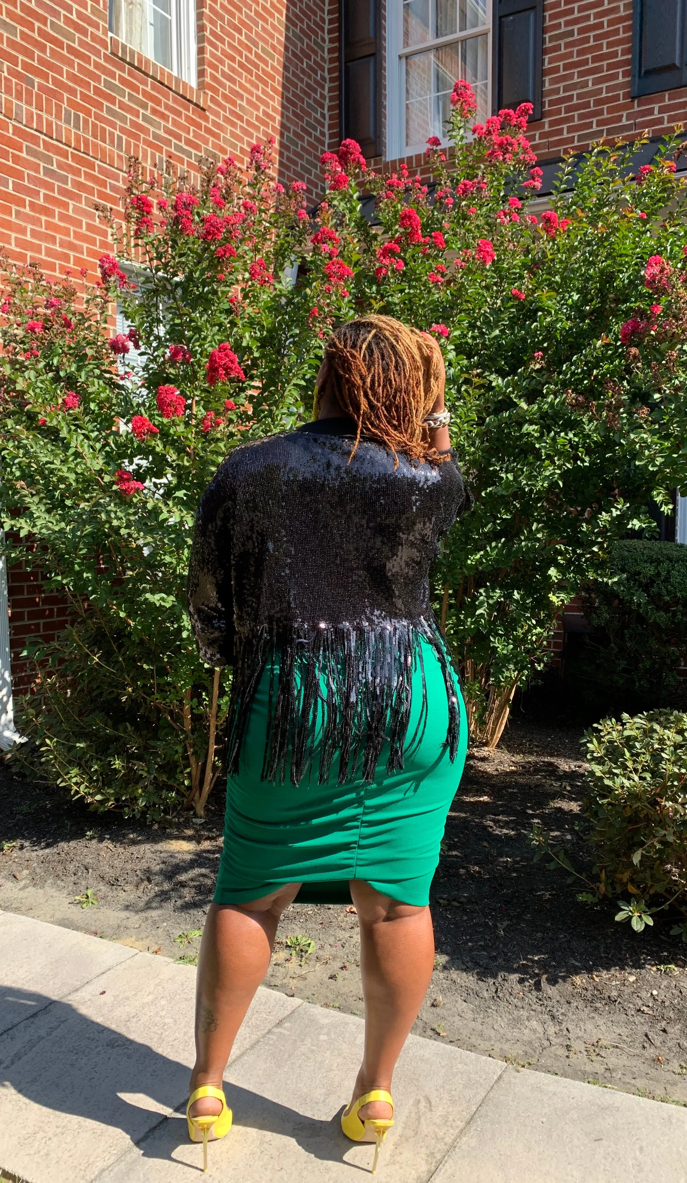 Bling Fringe Sequin Jacket