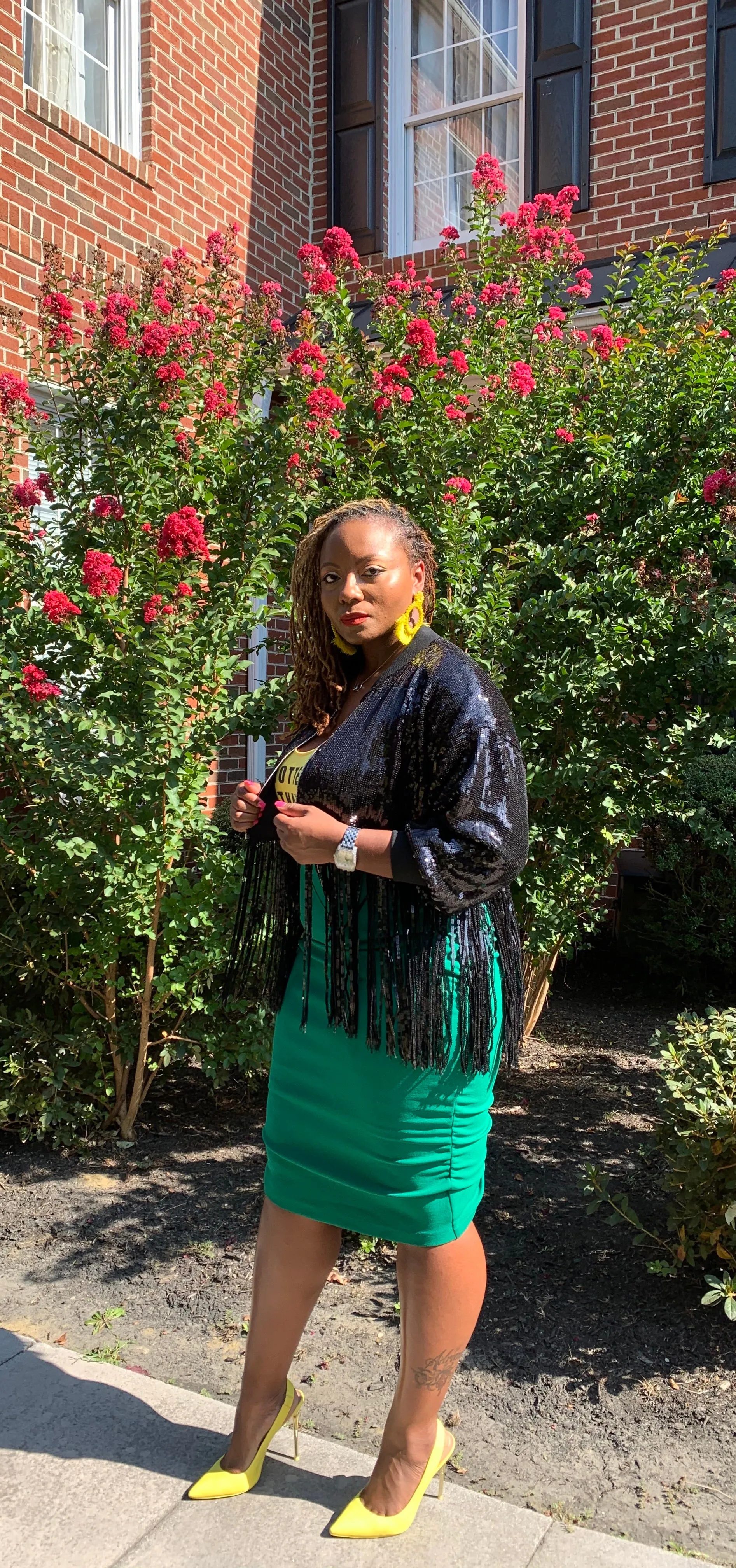Bling Fringe Sequin Jacket