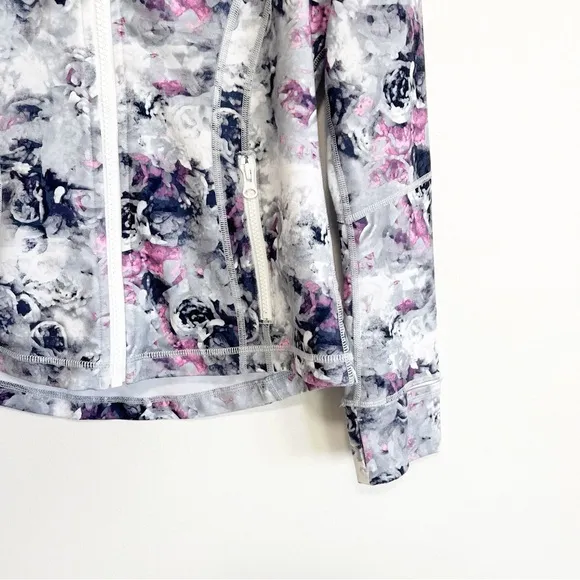 BOGO! Lululemon Define Jacket Moody Mirage White Deep Navy Floral Size 10
