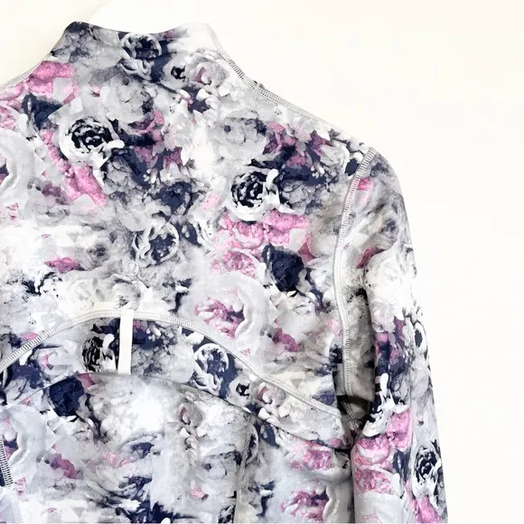 BOGO! Lululemon Define Jacket Moody Mirage White Deep Navy Floral Size 10