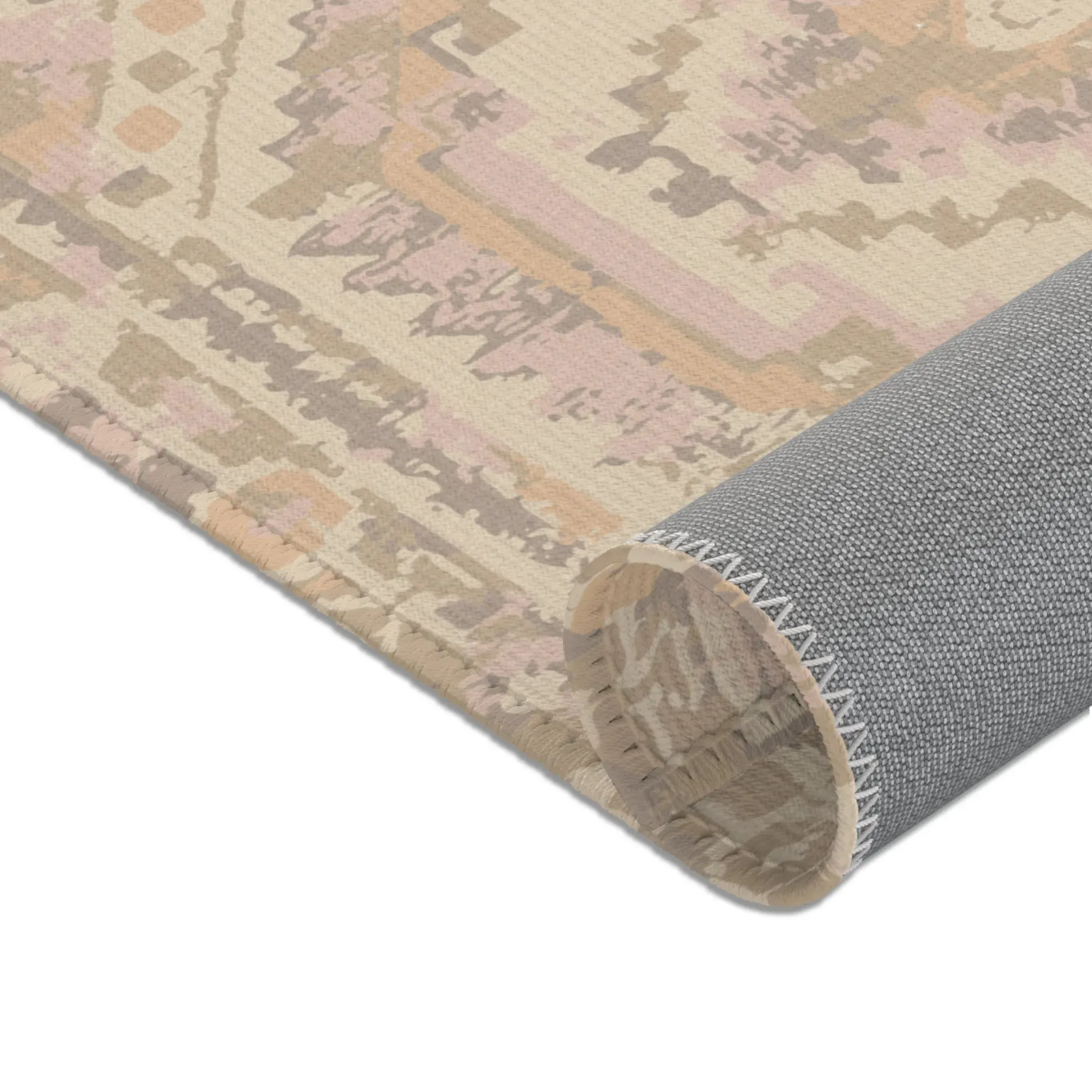 Boho Chic Soft Geometric Vintage Hand Tufted Rug