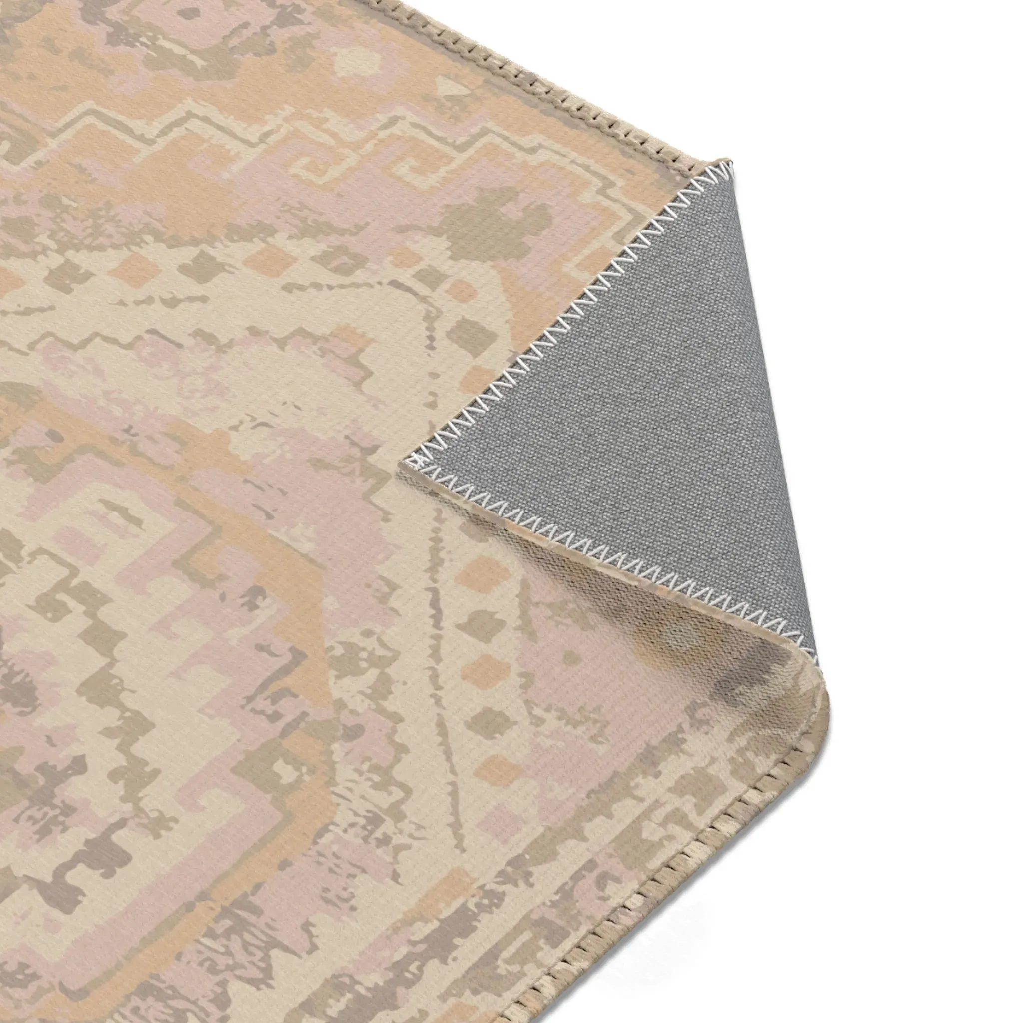 Boho Chic Soft Geometric Vintage Hand Tufted Rug