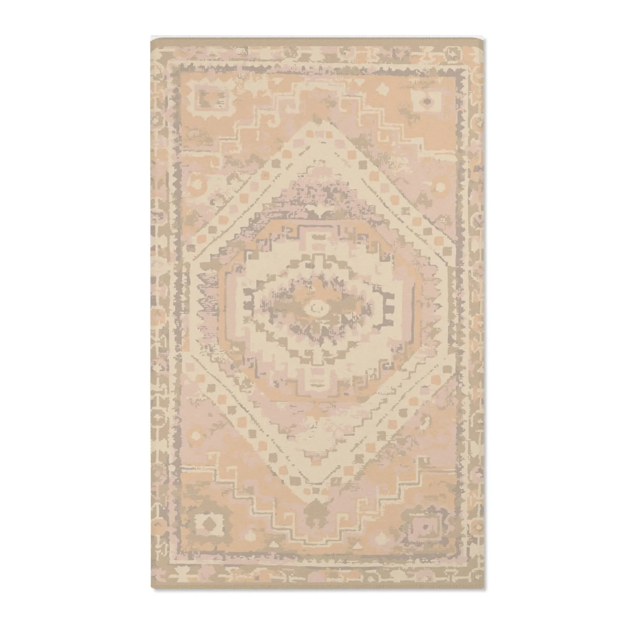 Boho Chic Soft Geometric Vintage Hand Tufted Rug