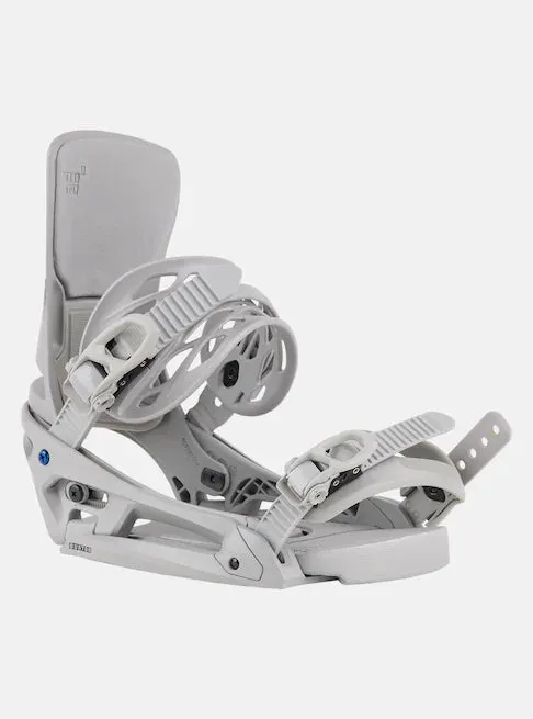 Burton Cartel X EST Snowboard Bindings Mens Grey / Logo