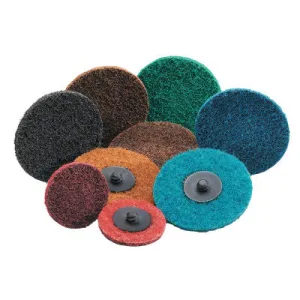 Carborundum Carbo Surface Prep Non-Woven Quick-Change Disc, Type II, 3", Extra Coarse, 05539554526